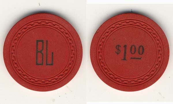Fred's Bar Casino Pahrump Nevada $1 Chip 1948