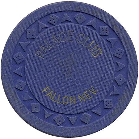 Palace Club Casino Fallon Nevada Navy Chip 1952
