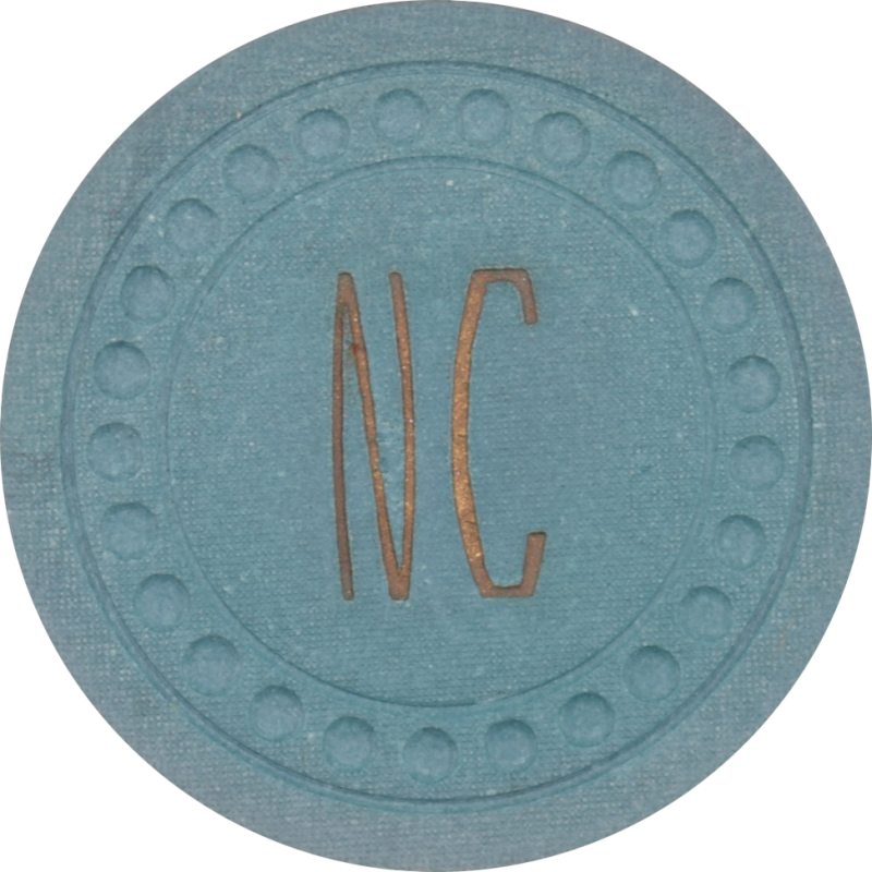 Nevada Club Casino Reno/Crystal Bay Nevada Green Roulette Chip 1946