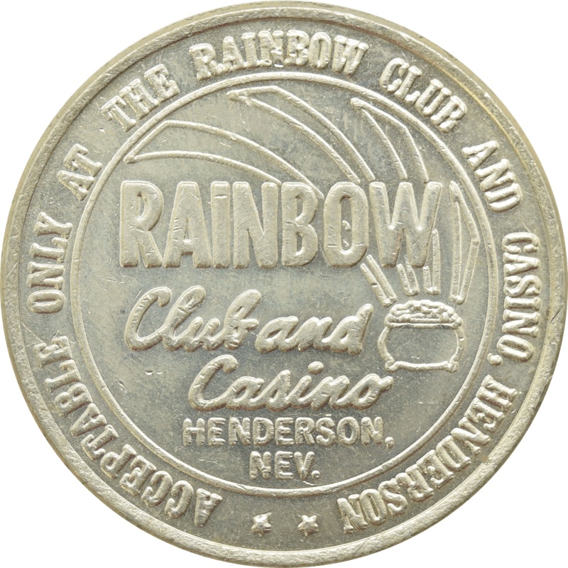 Rainbow Club Casino Henderson Nv $1 Token 1979