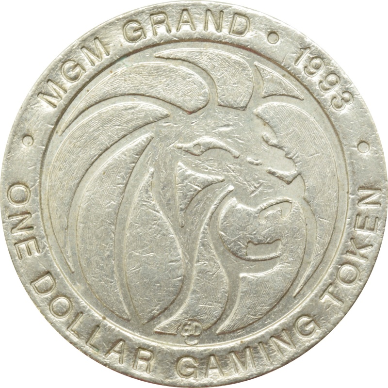 Mgm Grand Casino Las Vegas Nevada $1 Looey Jr. Token 1993