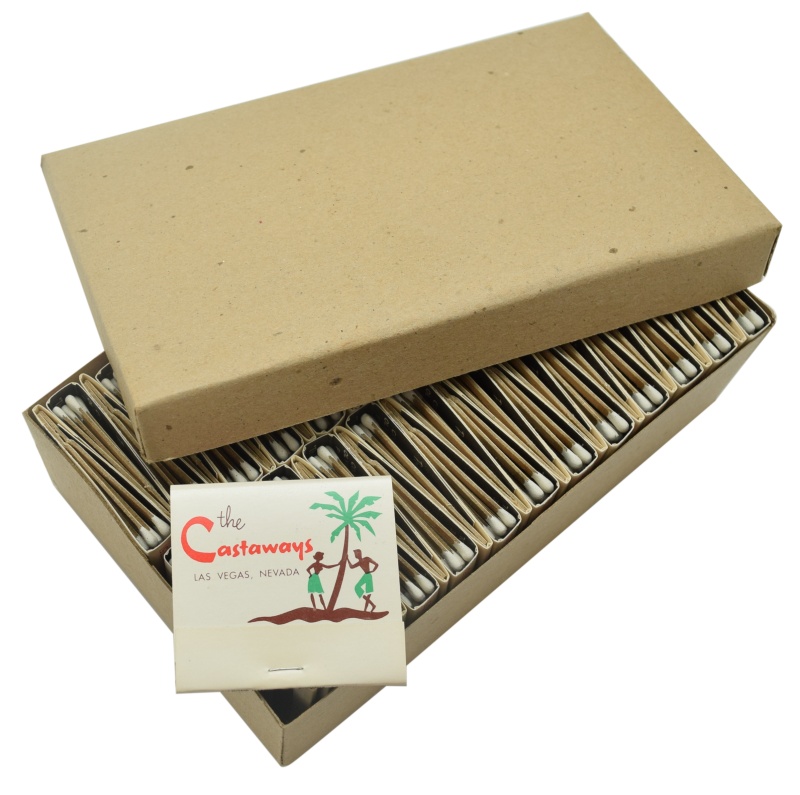 Castaways Casino Las Vegas Nevada 50 New Matchbooks "Palm Tree"