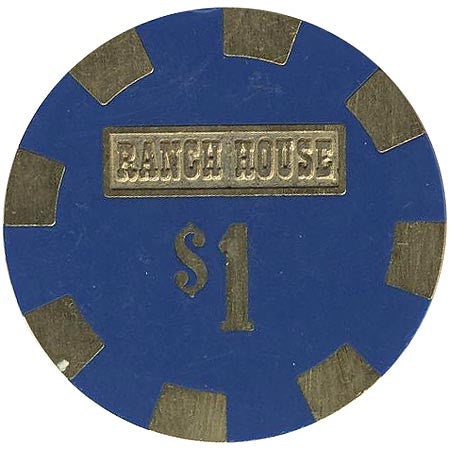 Ranch House Casino Wells Nevada $1 Chip 1980
