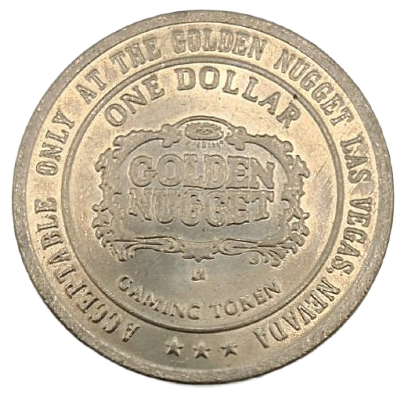 Golden Nugget Casino Las Vegas Nv $1 Token 1988