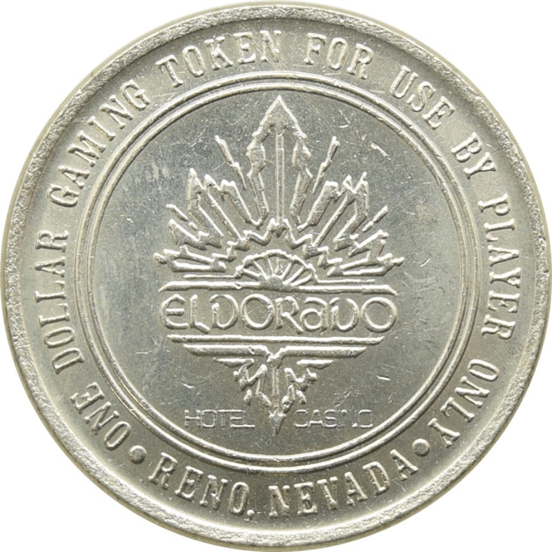 Eldorado Casino Reno Nv $1 Token 1988