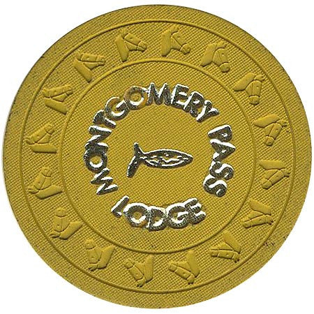Montgomery Pass Lodge Casino Montgomery Pass Nevada$1 Chip 1965