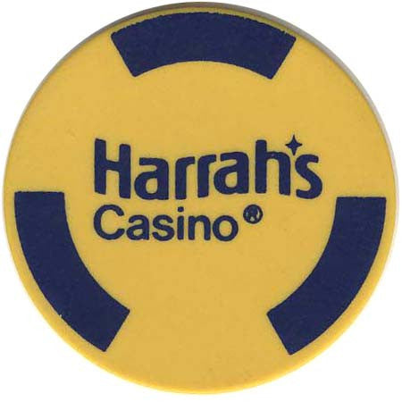 Harrah's Casino Lake Tahoe Nevada Yellow Roulette/Ncv Chip 1980s