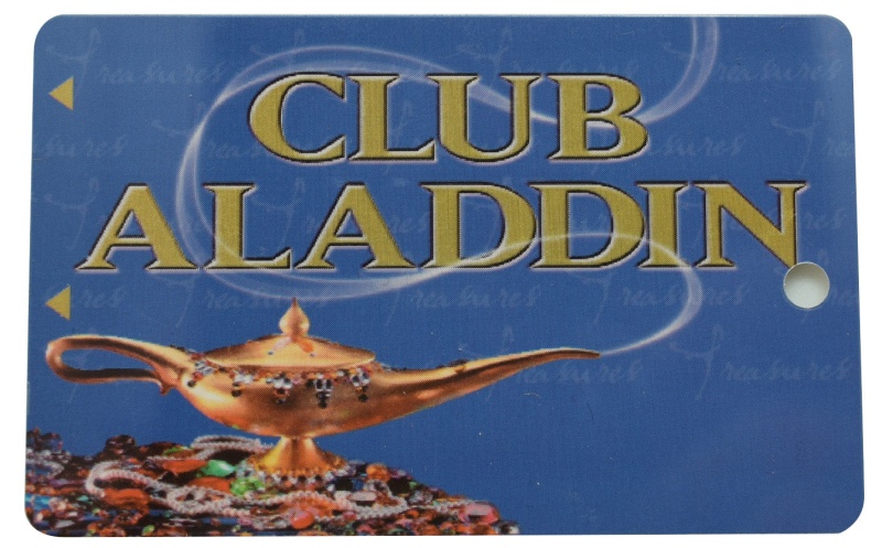 Aladdin Casino Las Vegas Nevada Gold Club Member Players Card
