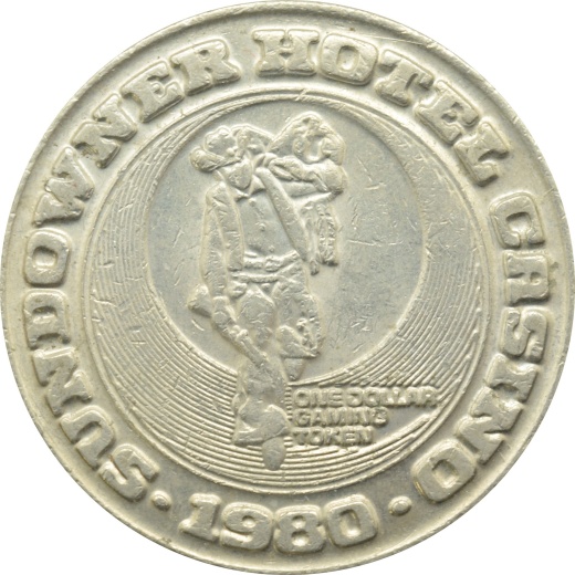 Sundowner Casino Reno Nevada $1 Token 1980 - Rare Casino Memorabilia