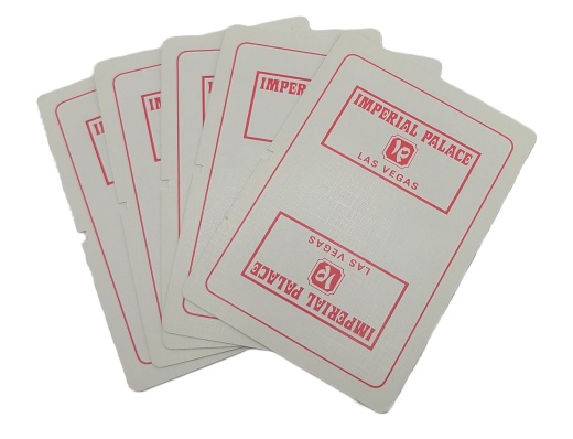 Imperial Palace Casino Las Vegas Nevada Red Used Deck Vintage