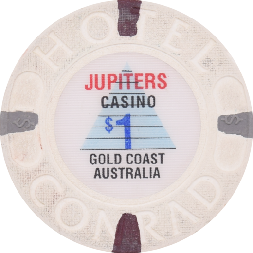Jupiters Casino $1 Chip - A Luxury Gaming Memorabilia Piece