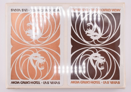Buy Vintage MGM Grand Hotel Casino Las Vegas Nevada Brand New Sealed Boxed Playing Card Setup