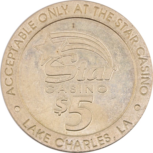 Star Casino Lake Charles Louisiana $5 Token