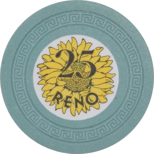 Sunflower Casino Reno Nevada $25 Chip 1949