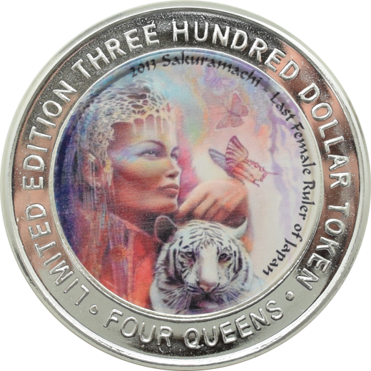 Four Queens Casino Las Vegas 'Sakuramachi' $300 Silver Strike 2013