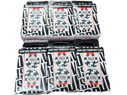 12 Pack Wsop Copag Used Decks 2016