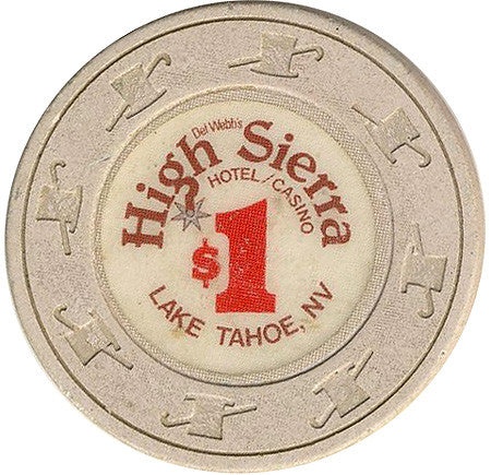 High Sierra Casino Lake Tahoe Nevada $1 Chip 1984