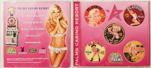 Palms Playboy Set of 5 $5 Casino Chips CD Set
