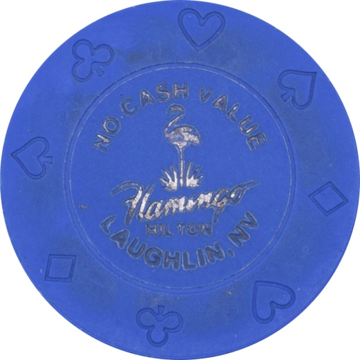 Flamingo Hilton Casino Laughlin Nevada Blue Ncv Chip 1990s