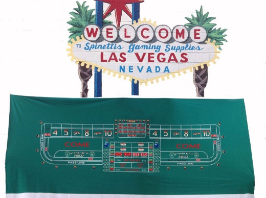 Casino Quality Craps Layout 12Ft With Fire Bets