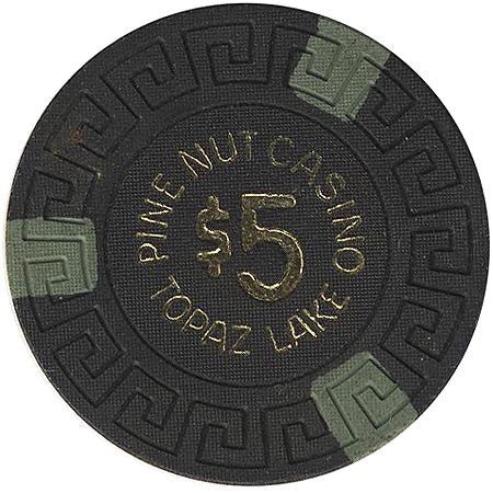 1968 Pine Nut Casino $5 Chip from Topaz Lake, Nevada