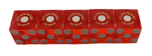 Golden Nugget Casino Las Vegas Nevada Stick Of Dice 2000's
