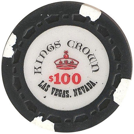 Kings Crown Casino Las Vegas Nevada $100 Chip