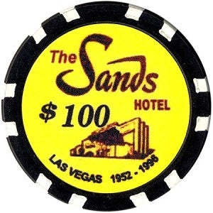 Fantasy Sands Hotel $100 Chip - Luxury Casino Chip for Poker Games