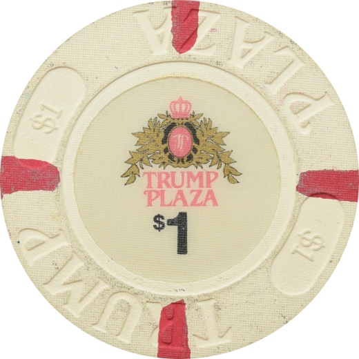 Trump Plaza Casino Atlantic City Nj $1 Chip #2