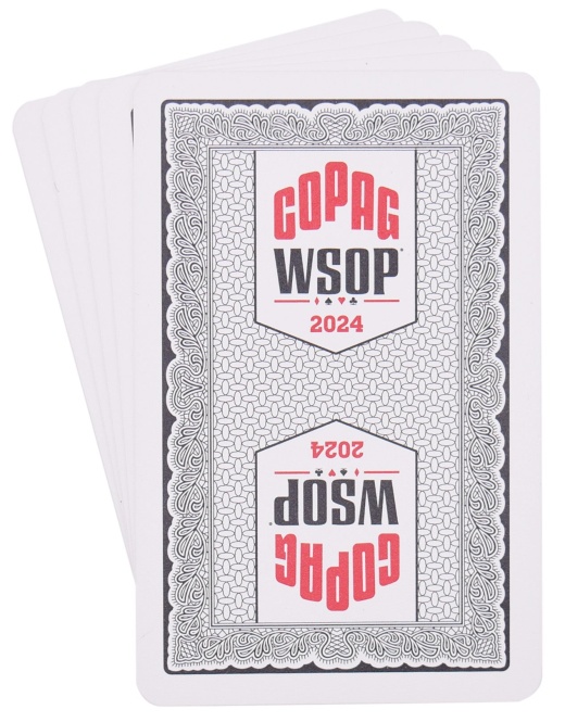 Copag Wsop 2024 Tournament Played 100% Plastic Playing Cards - Narrow Size (Bridge)