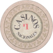 Casino Nacionales De Panama $5 Pink Chip