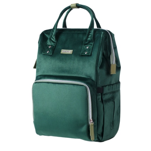 Corduroy Diaper Backpack - Stylish, Functional, and Practical