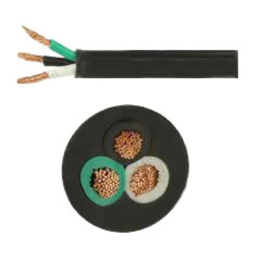 Bulk Cable Cut-To-Length North American Sjt Cord 18/3 105° 300 Volt Cul Ft2 - Black