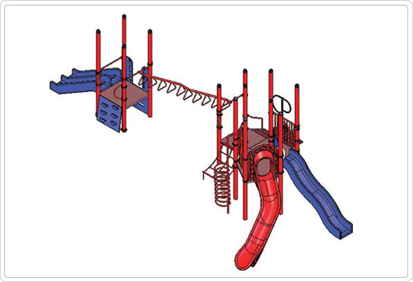 SportsPlay Alicia Modular Play Structure - Playground Equipment