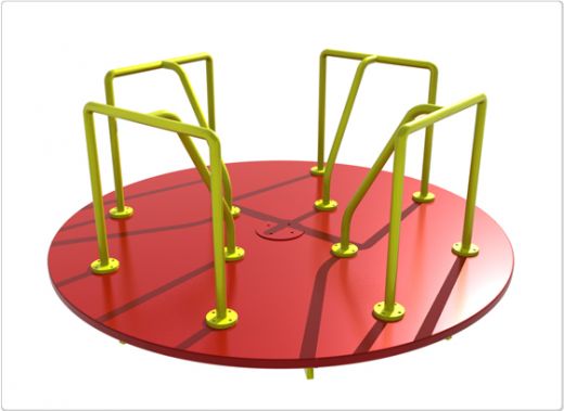 SportsPlay Merry Go Round: 8' x 8' - Playground Roundabouts