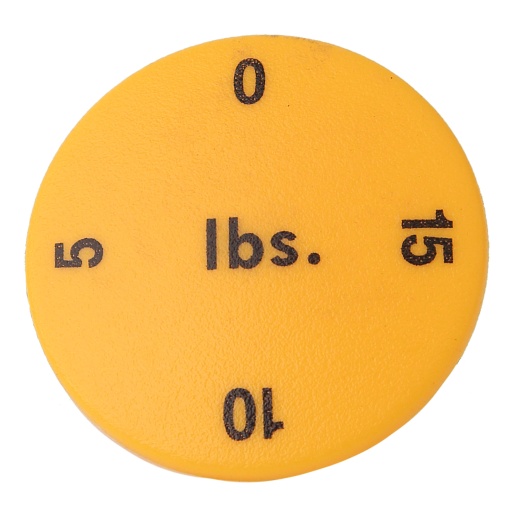Cap, Fz Selector Knob - 5 Lbs, Yellow, Lifefitness