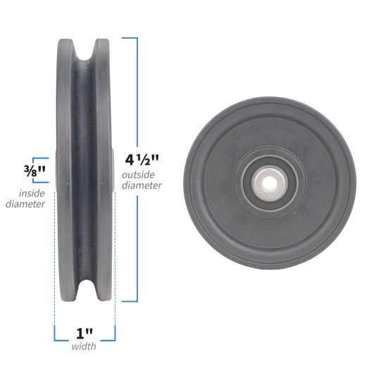 Pulley With Bushing for Fitness Equipment
