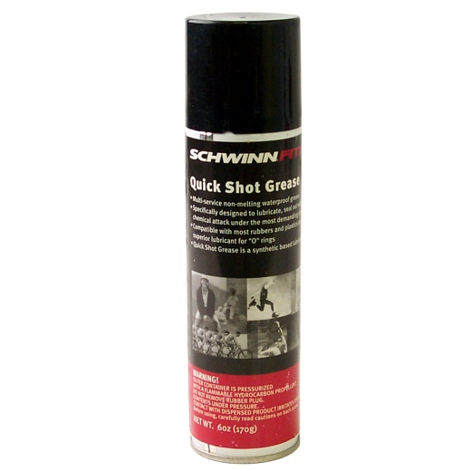 Quick Shot Aerosol Grease with Squirt Spout by Schwinn