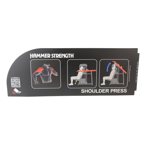 Lifefitness HS-SP Placard Eng Label