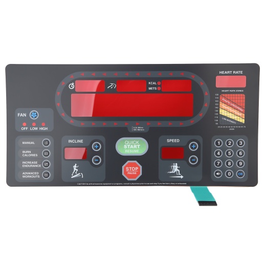 Star Trac S-Trc Treadmill Overlay and Keypad Replacement Part - New Products