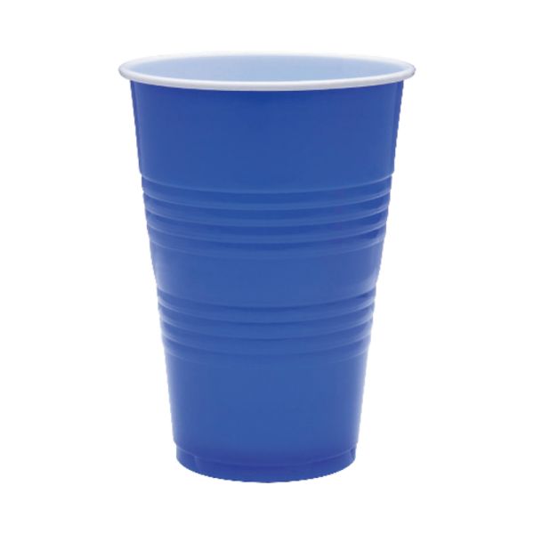 Solo Plastic Party Cup - 16 oz - 50/Pack - Polystyrene - Red