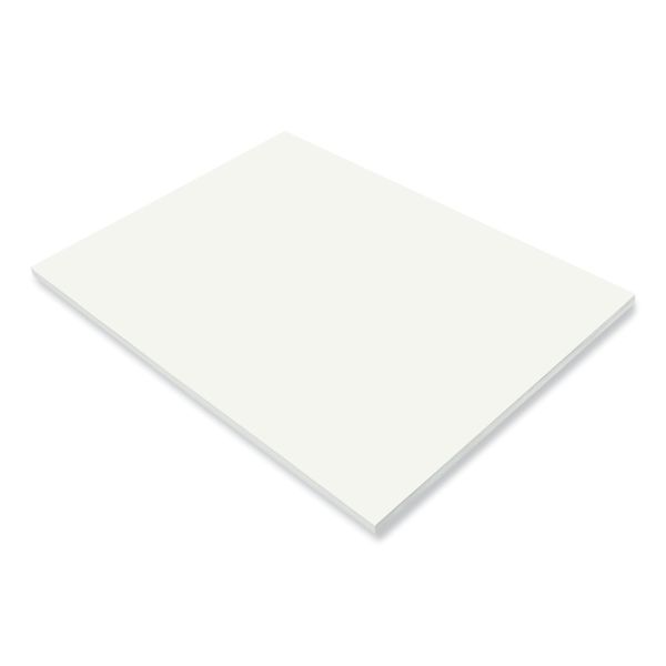 Prang Construction Paper - 24Width x 18Length - 50 / Pack - White