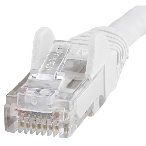 7Ft Cat6 Ethernet Cable - White Snagless Gigabit - 100W Poe Utp 650Mhz Category 6 Patch Cord Ul Certified Wiring/Tia