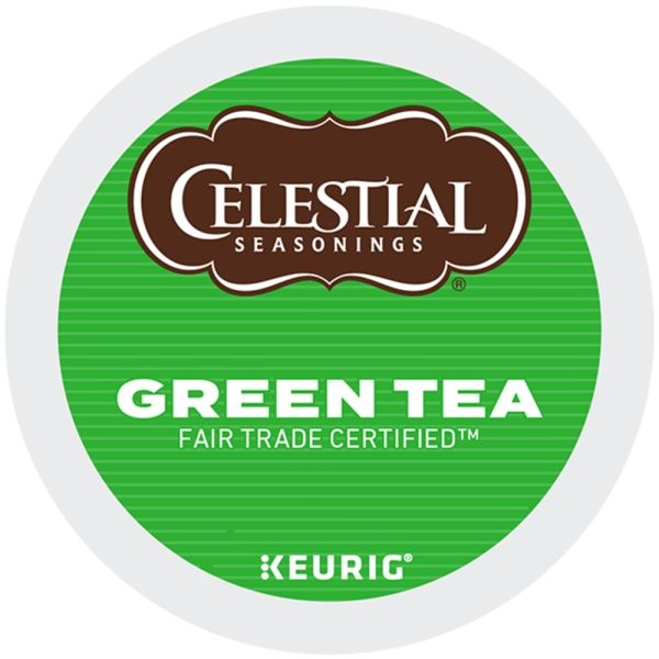 Celestial Seasonings Natural Antioxidant Green Tea Single-Serve K-Cups, 0.40 Oz, Box Of 96