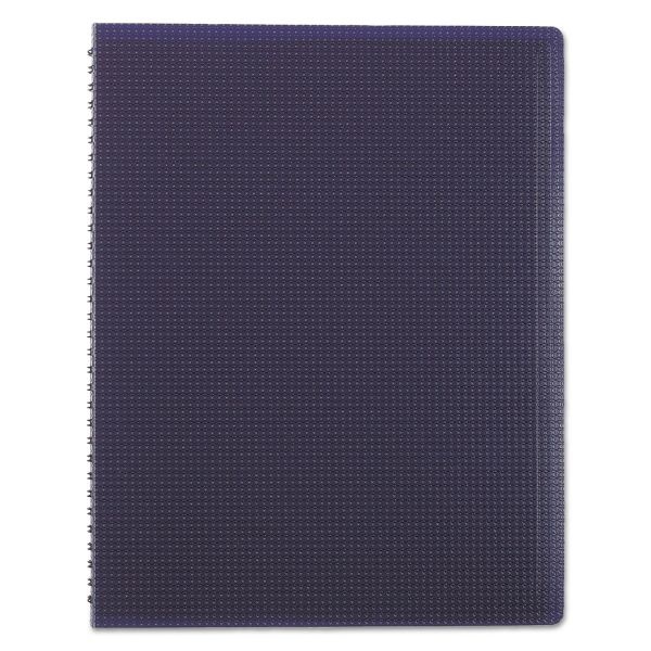 Blueline Duraflex Poly Notebook, 1 Subject, Medium/College Rule, Blue Cover, 11 X 8.5, 80 Sheets
