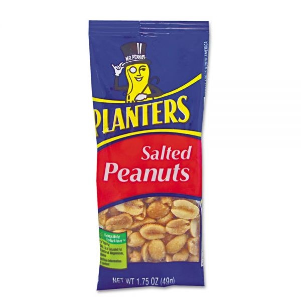 Planters Salted Peanuts, 1.75Oz, 12/Box