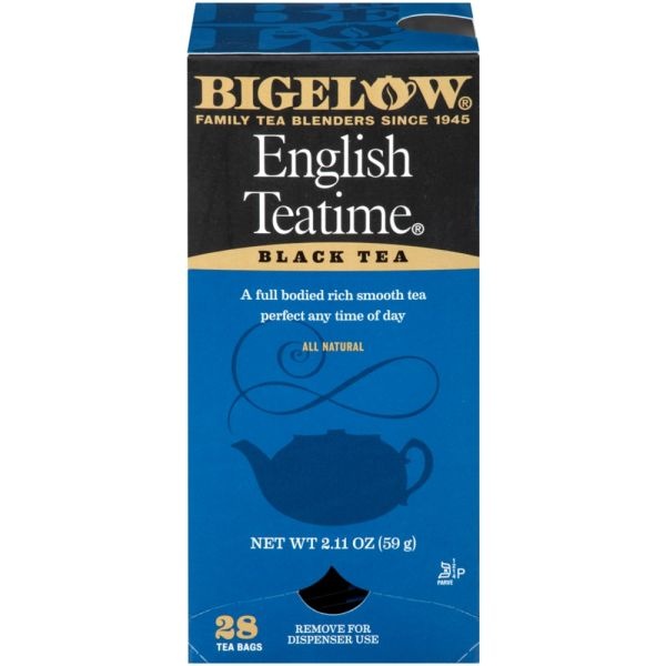 Bigelow English Tea Time Bags, Box Of 28