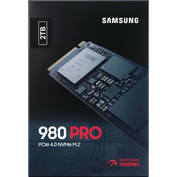 Samsung 980 Pro Mz-V8p2t0b/Am 2 Tb Solid State Drive - M.2 2280 Internal - Pci Express Nvme (Pci Express Nvme 4.0 X4)