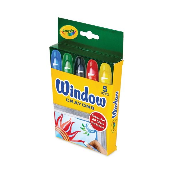 Crayola Washable Crayons Large Assorted Colors Box Of 8 Crayons