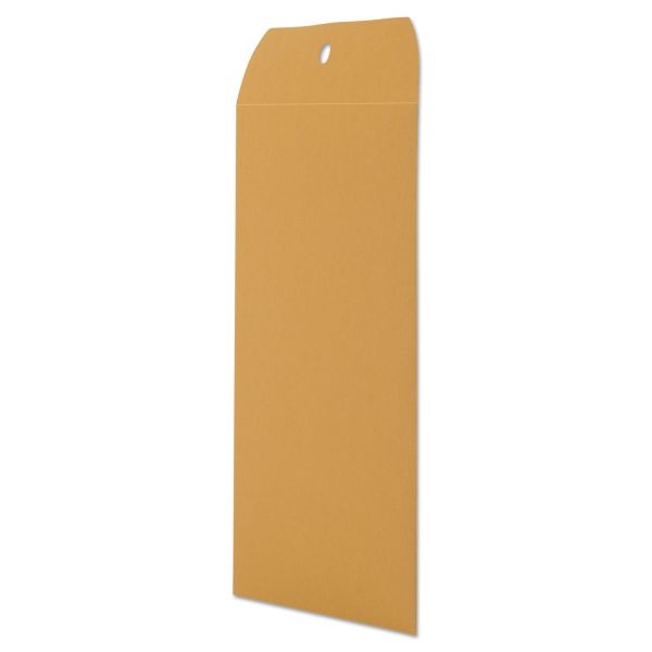 Universal Kraft Clasp Envelope, #55, Square Flap, Clasp/Gummed Closure, 6 X 9, Brown Kraft, 100/Box